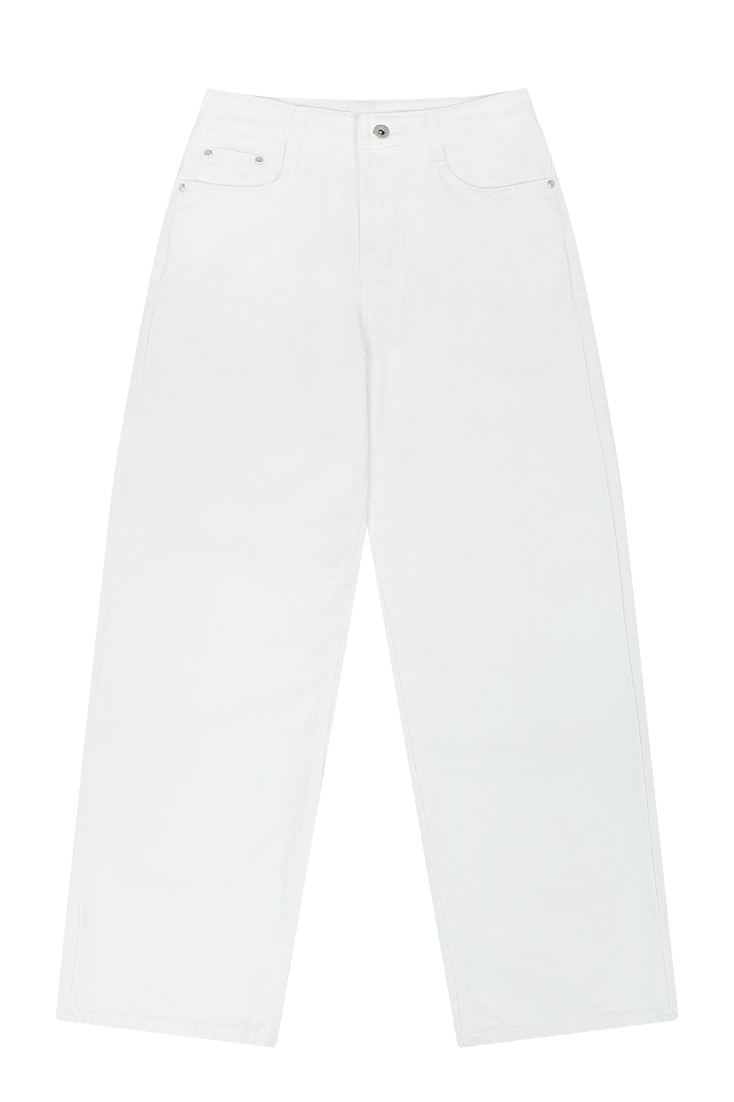 コットンアジャストベーシックワイド無地デニムパンツオールシーズン | 詳細画像19