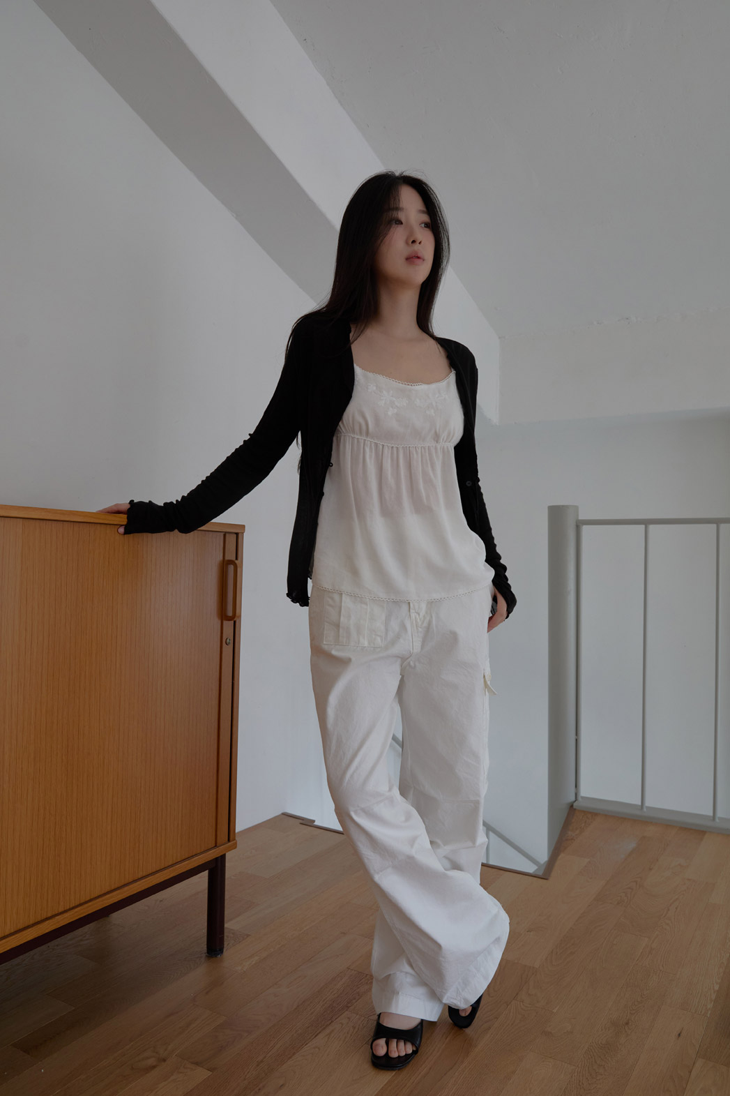 コットンアジャストベーシックワイド無地パンツSS | 詳細画像17