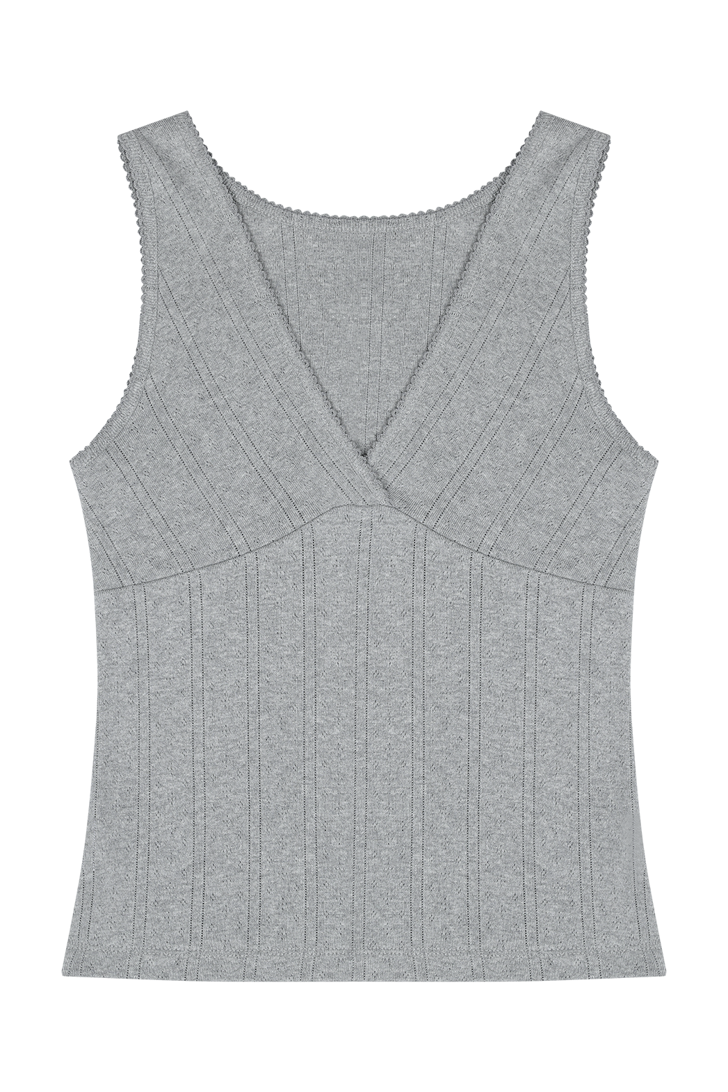 コットンVネックベーシッククロップドレースノースリーブSS | 詳細画像33