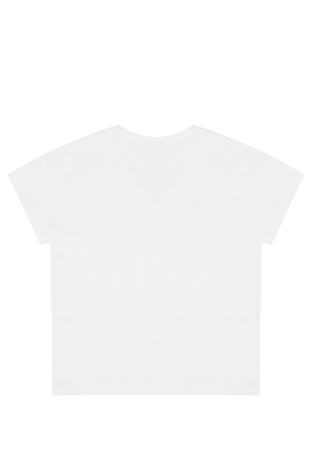 コットンVネッククロップドスリム無地TシャツSS | 詳細画像19