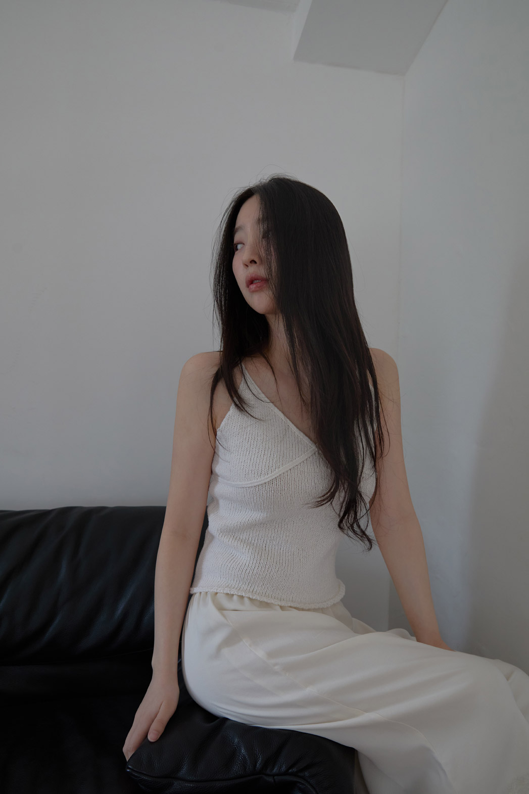 ニットベーシッククロップド無地ニットビスチェSS | 詳細画像6