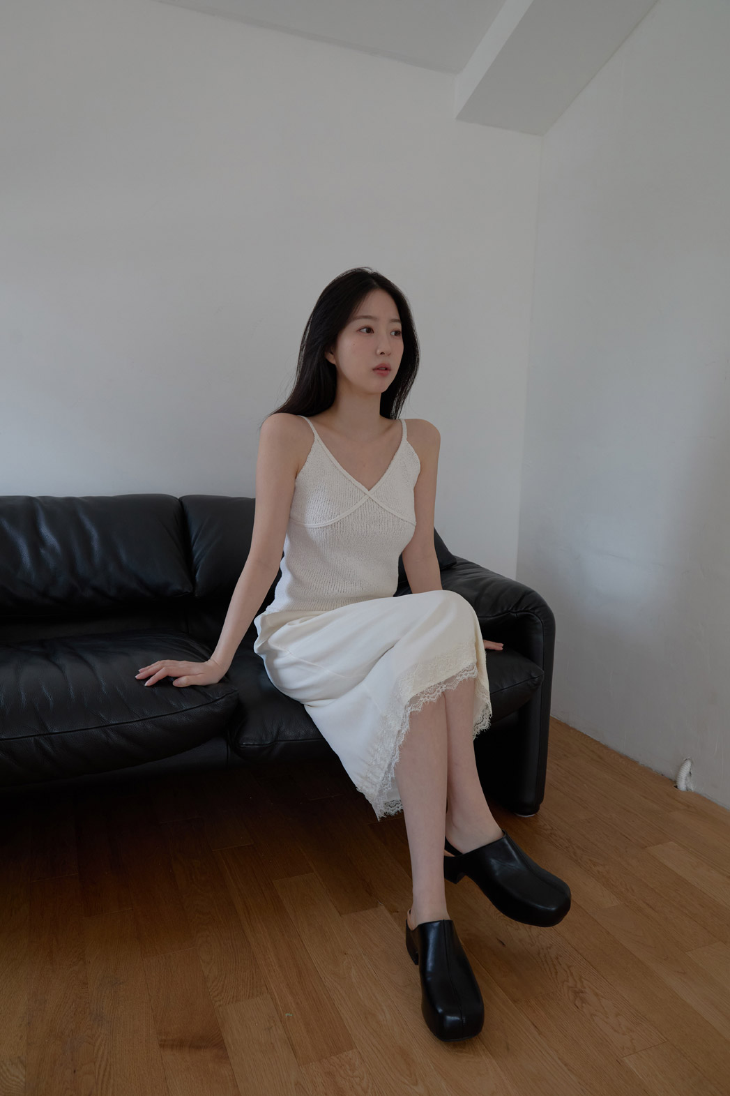 ニットベーシッククロップド無地ニットビスチェSS | 詳細画像10