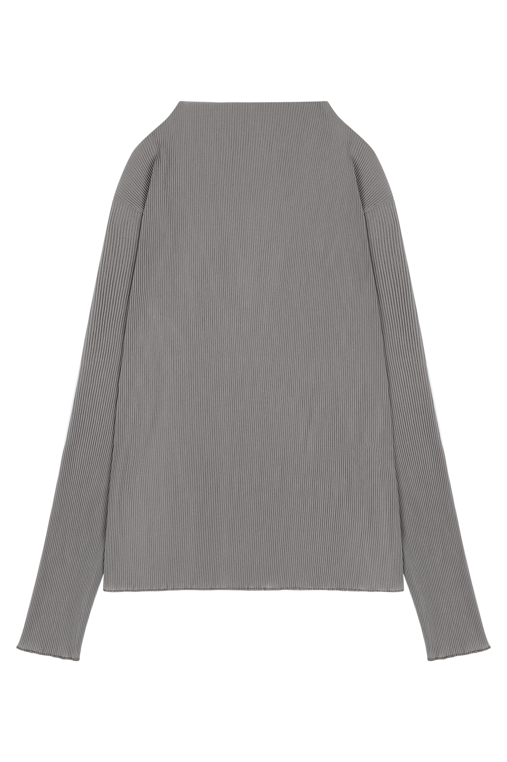 シースルーハイネックプリーツ無地ブラウスSS | 詳細画像22