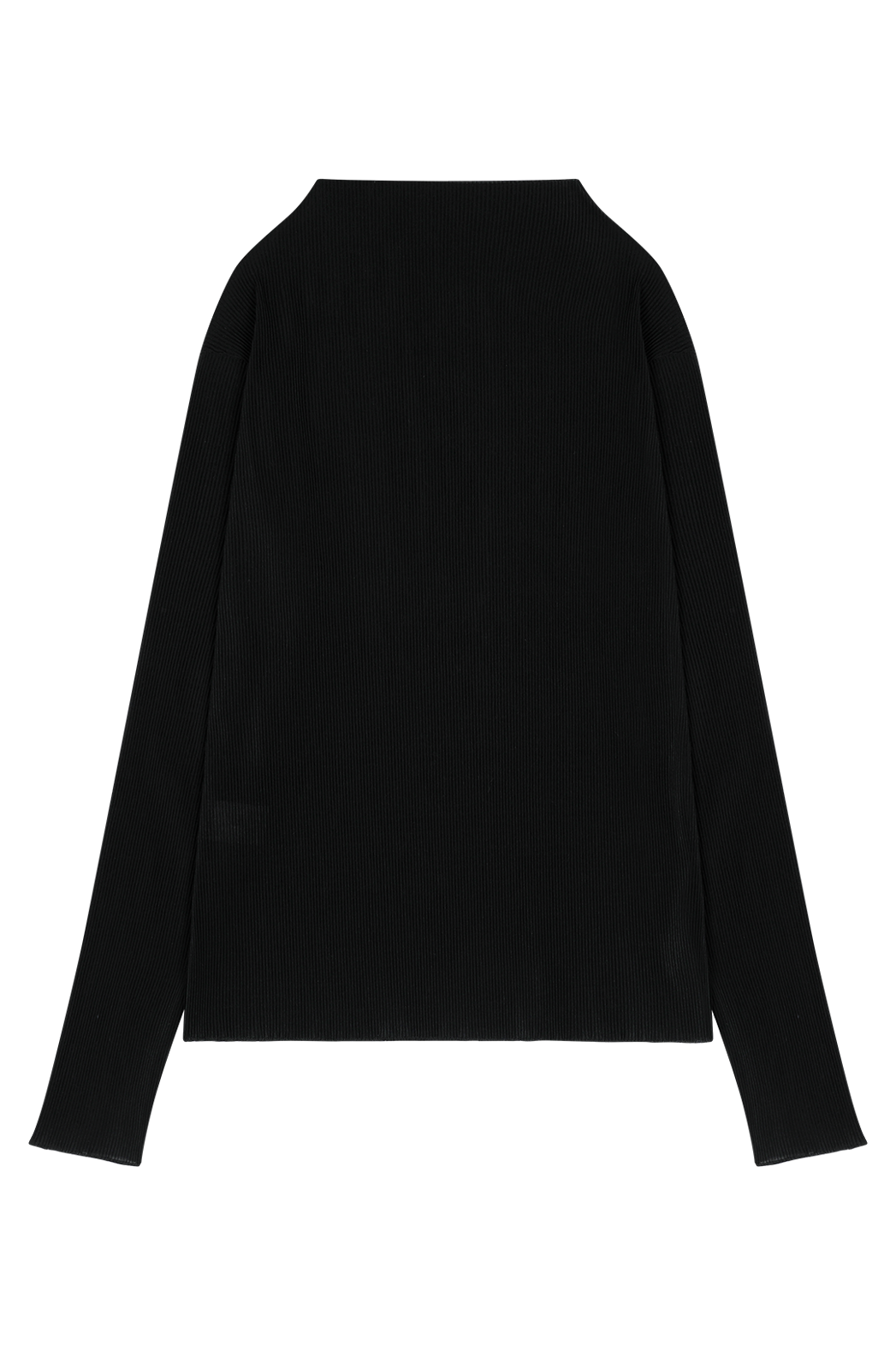 シースルーハイネックプリーツ無地ブラウスSS | 詳細画像23