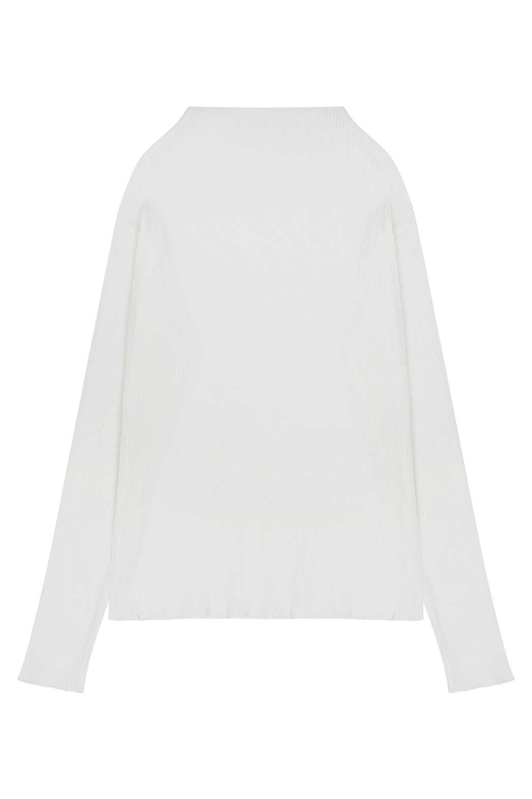 シースルーハイネックプリーツ無地ブラウスSS | 詳細画像21