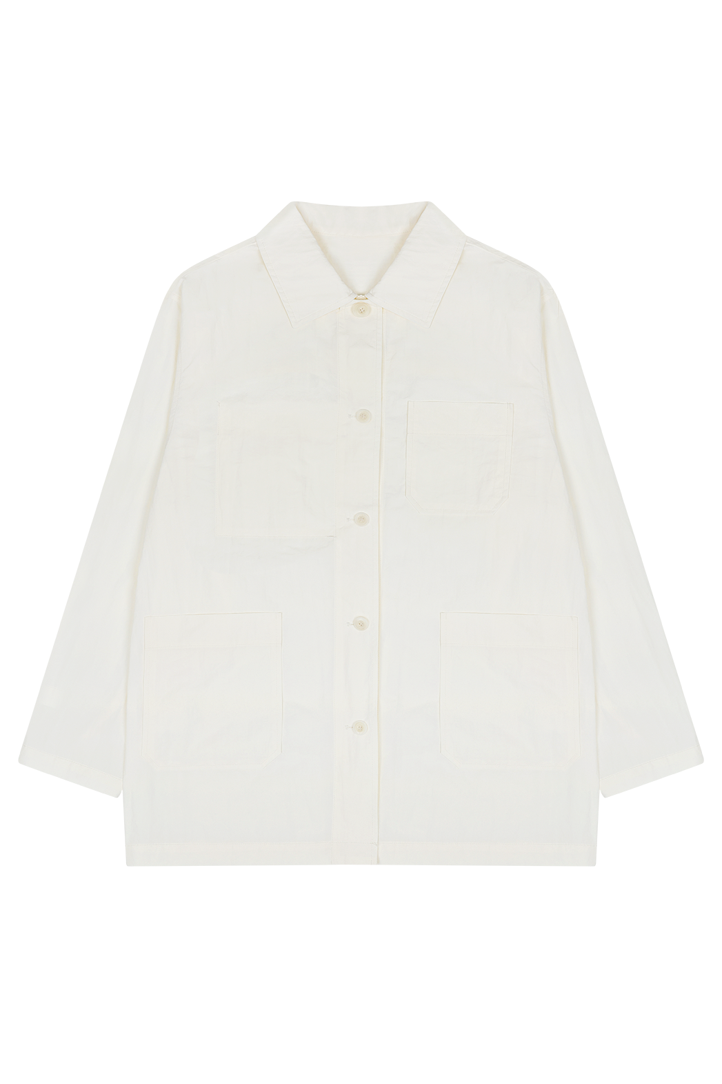 ナイロンカラーオーバーサイズツーポケット無地ジャケットSS | 詳細画像19