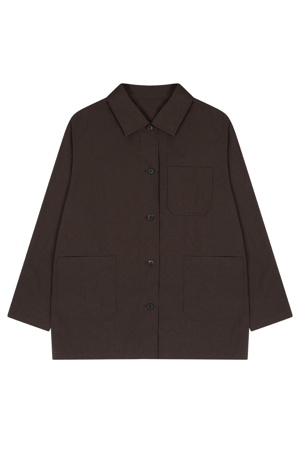 ナイロンカラーオーバーサイズツーポケット無地ジャケットSS | 詳細画像25