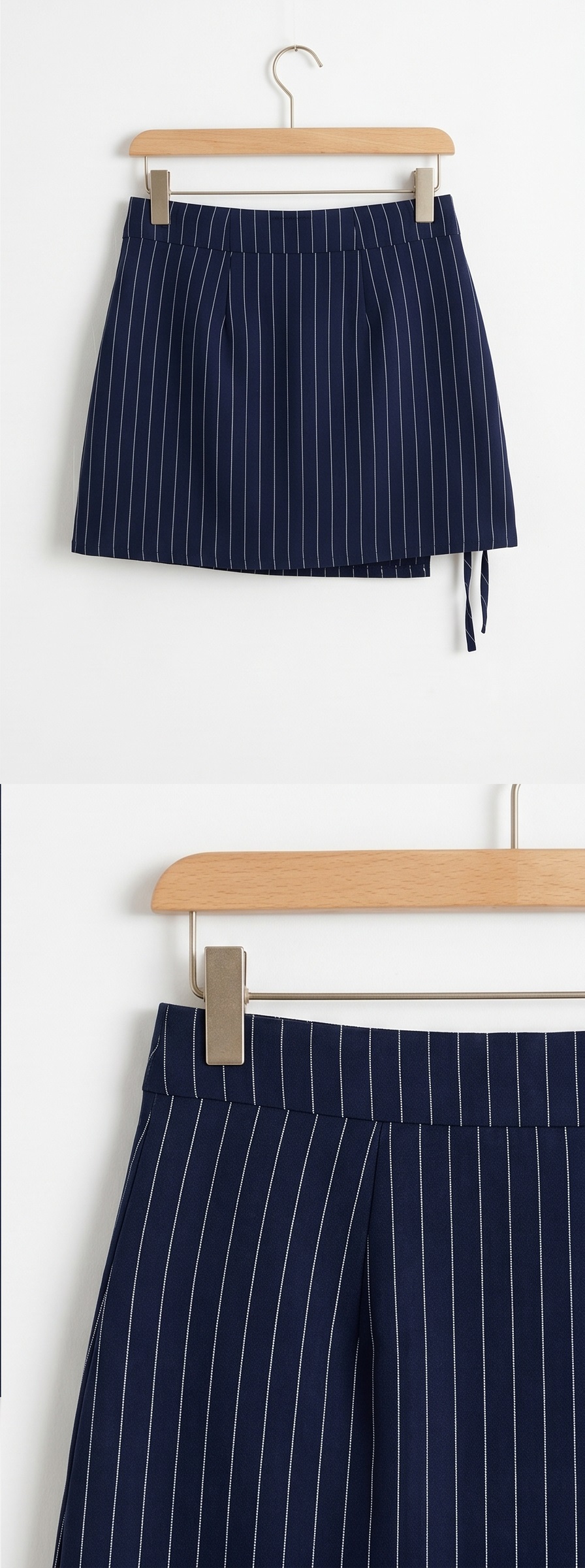 ストラップラップスリムミニストライプスカート | 詳細画像16