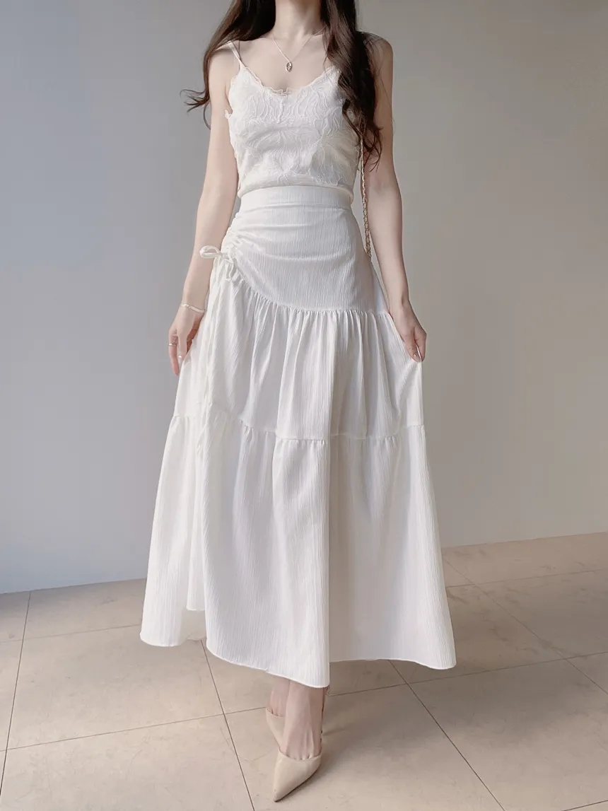 花柄レースVネックキャミソール | mirangmirang | 詳細画像5