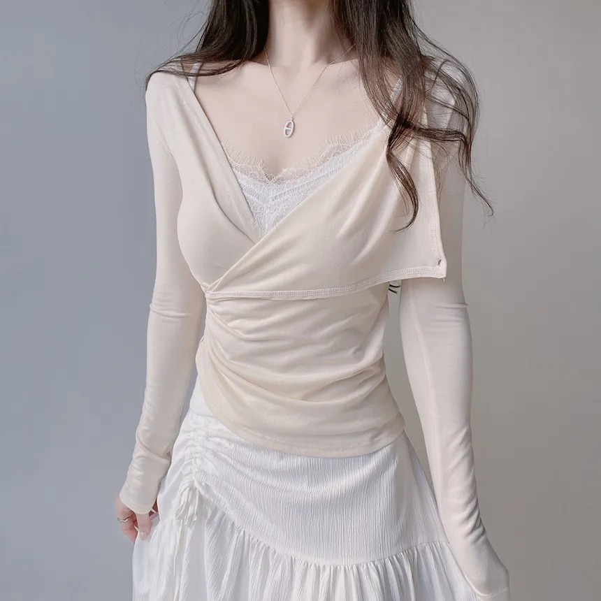 ドローストリングバックゴムフレアロングスカート | mirangmirang | 詳細画像9