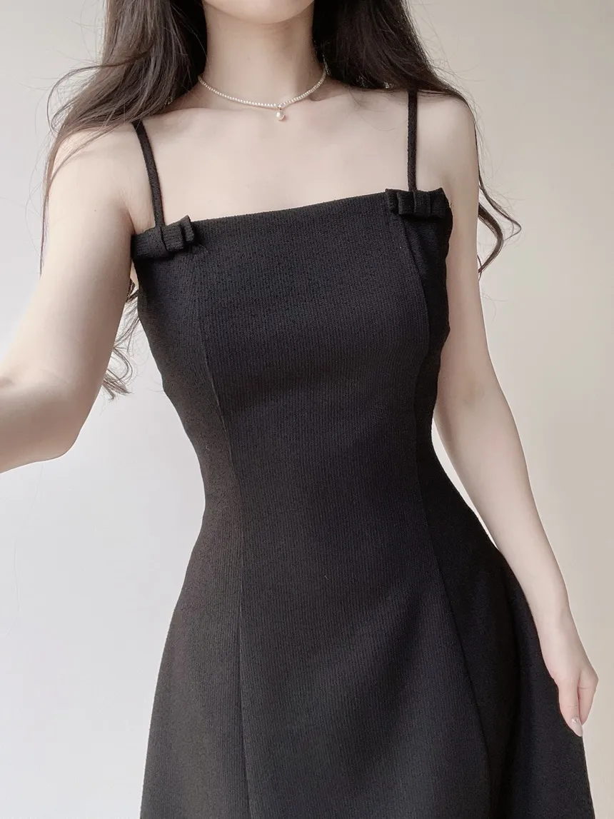 リボン(固定)ロングフレアワンピース | mirangmirang | 詳細画像19