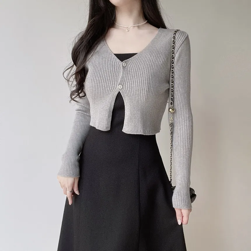 リボン(固定)ロングフレアワンピース | mirangmirang | 詳細画像21