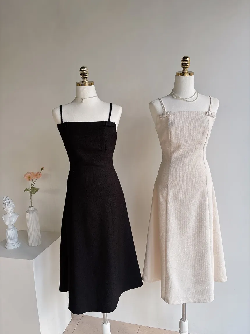 リボン(固定)ロングフレアワンピース | mirangmirang | 詳細画像38