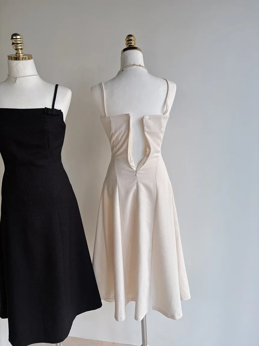 リボン(固定)ロングフレアワンピース | mirangmirang | 詳細画像40