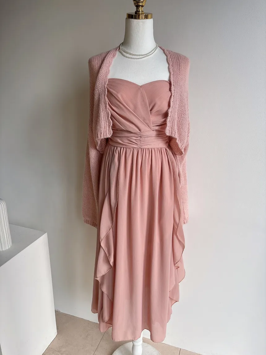 ギャザーフリルティアードフレアロングスカート | mirangmirang | 詳細画像17