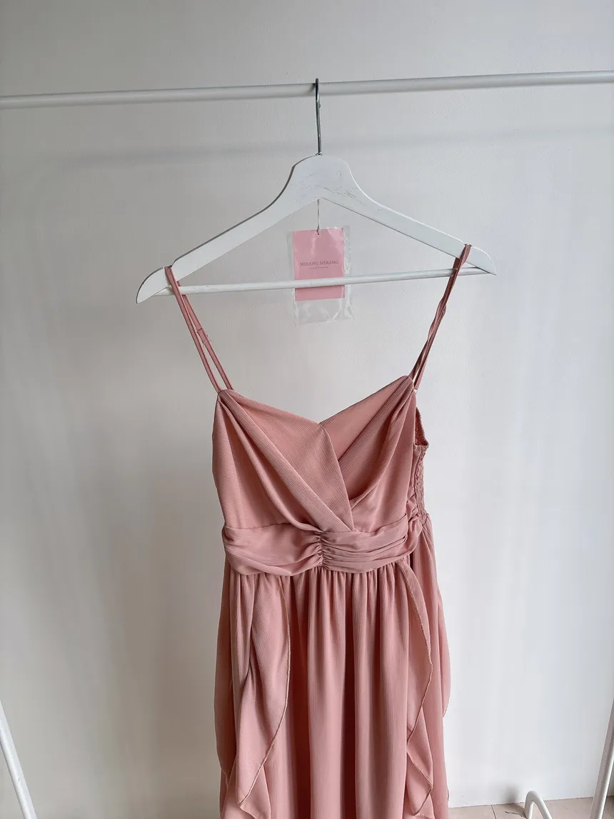 ギャザーフリルティアードフレアロングスカート | mirangmirang | 詳細画像25