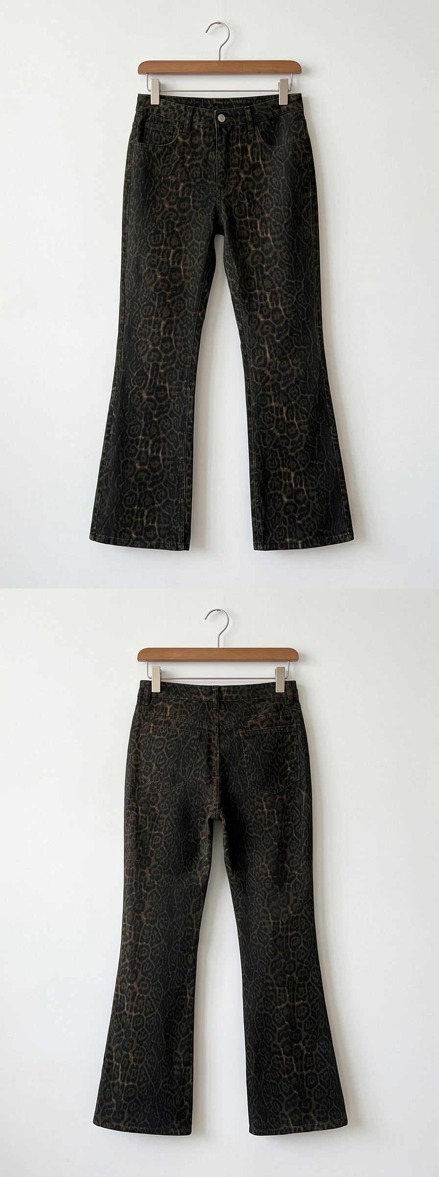 ポケットスリムブーツカットレオパードパンツ | 詳細画像14