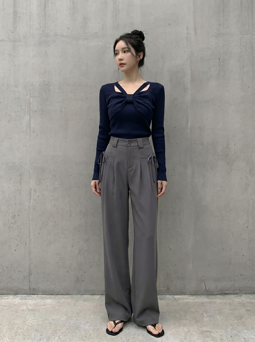 ポケットハイウエストツータックワイドスラックス | 詳細画像22