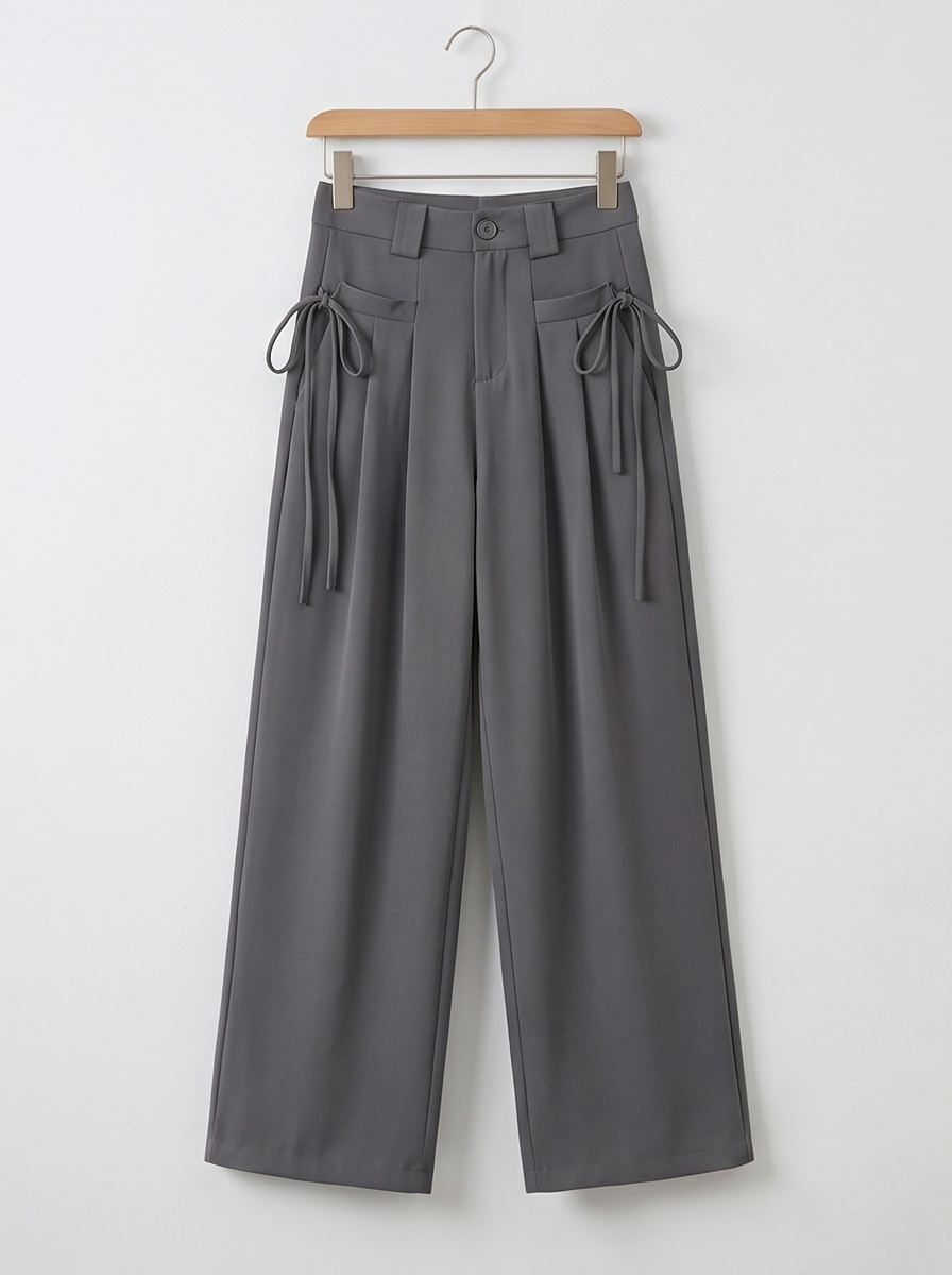 ポケットハイウエストツータックワイドスラックス | 詳細画像29