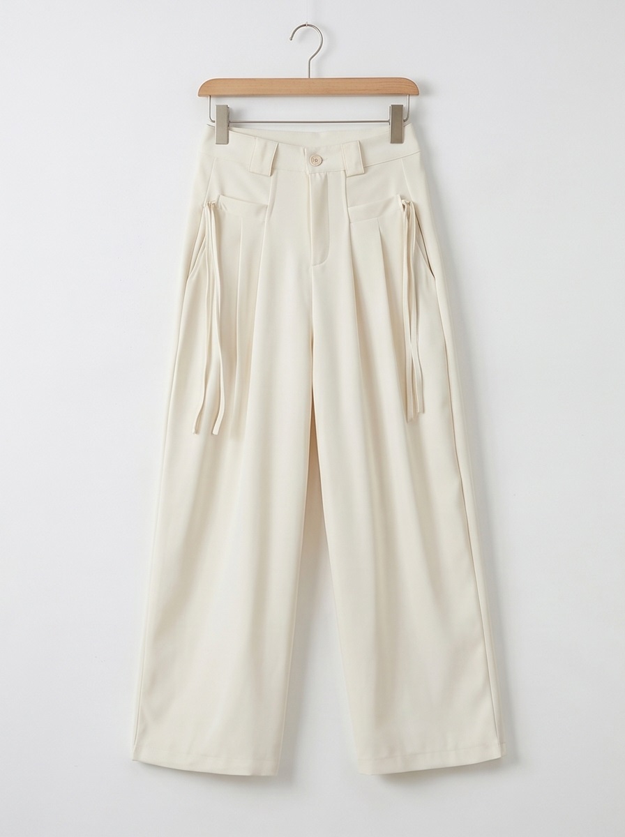 ポケットハイウエストツータックワイドスラックス | 詳細画像31