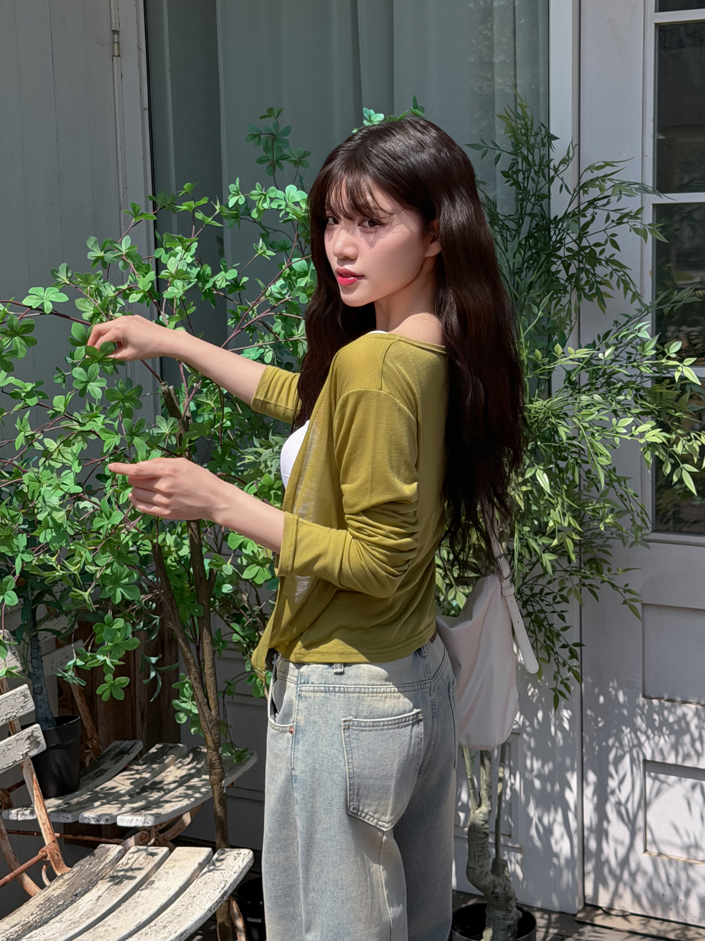 スリム長袖カーディガン | 詳細画像8