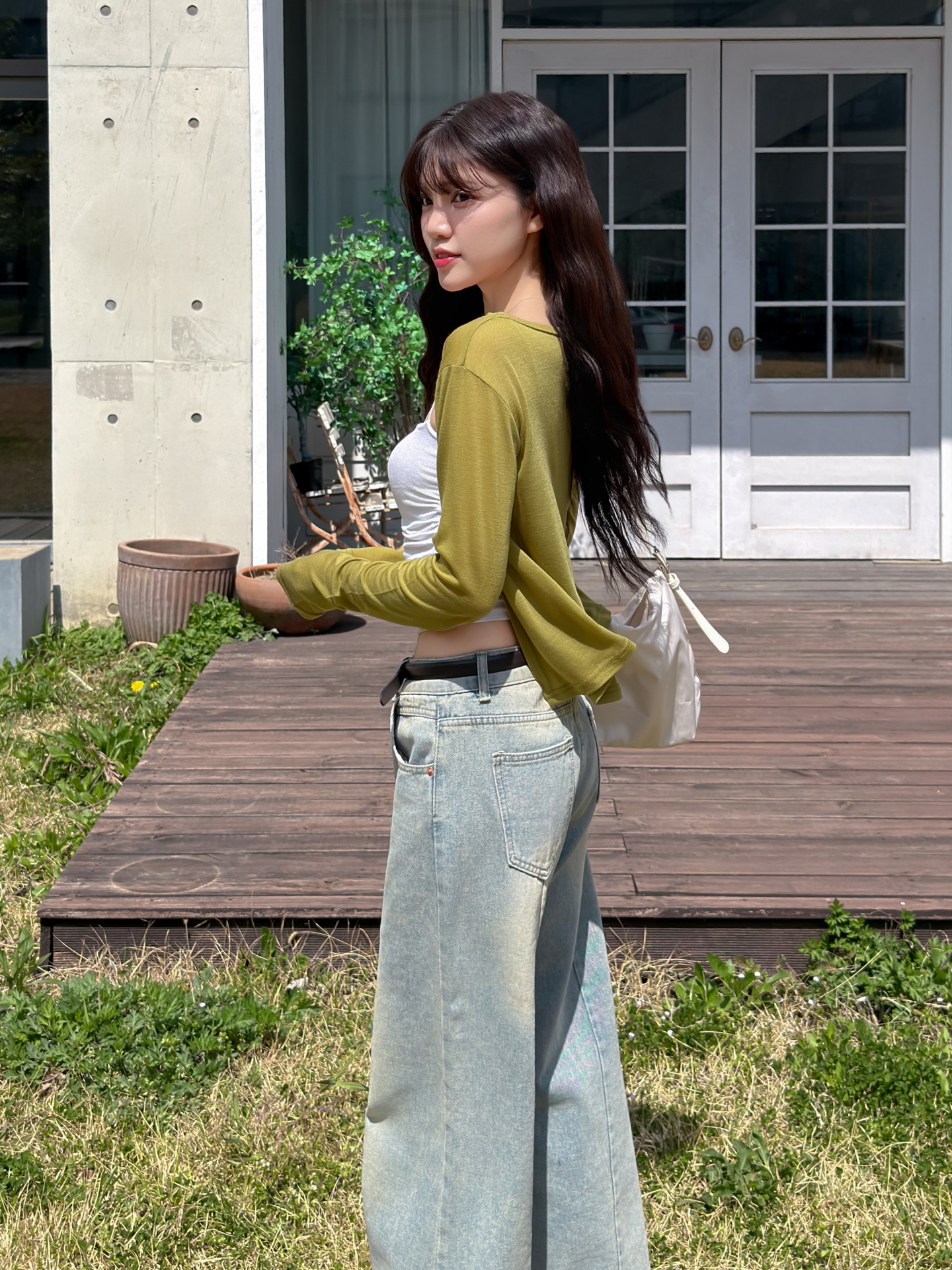 スリム長袖カーディガン | 詳細画像10