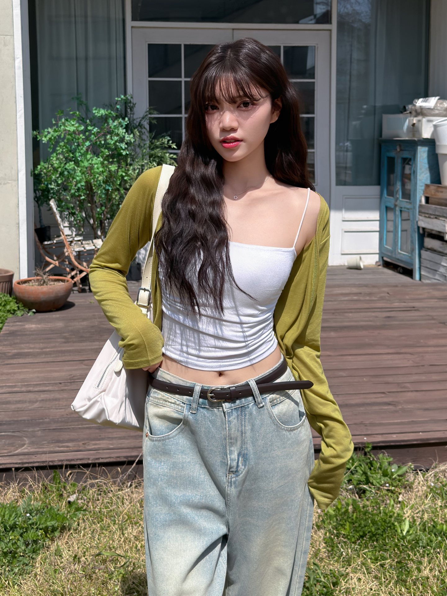 スリム長袖カーディガン | 詳細画像7