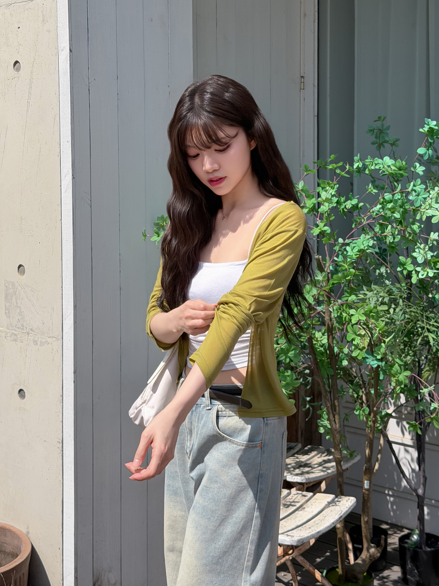 スリム長袖カーディガン | 詳細画像13