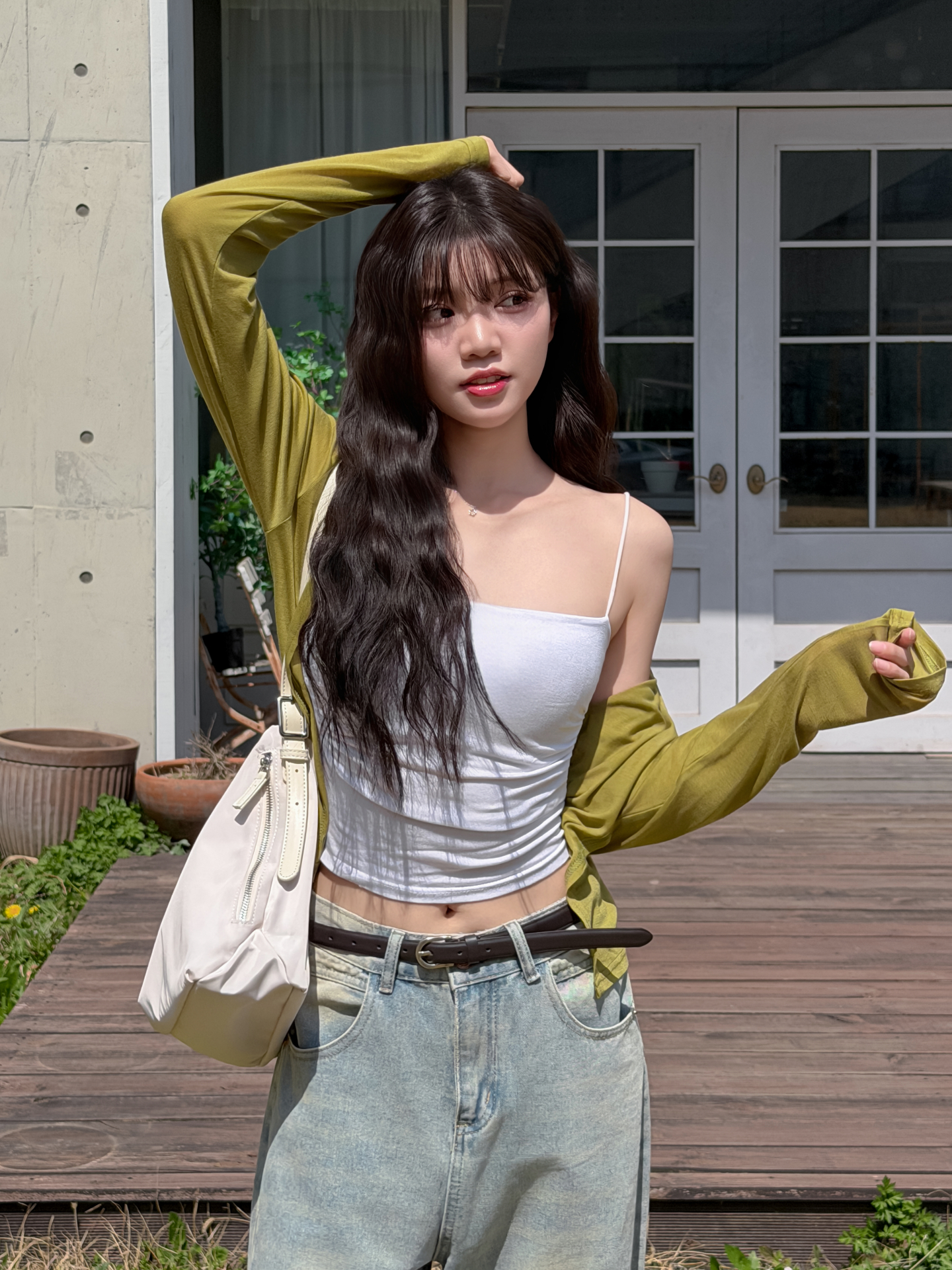 スリム長袖カーディガン | 詳細画像12