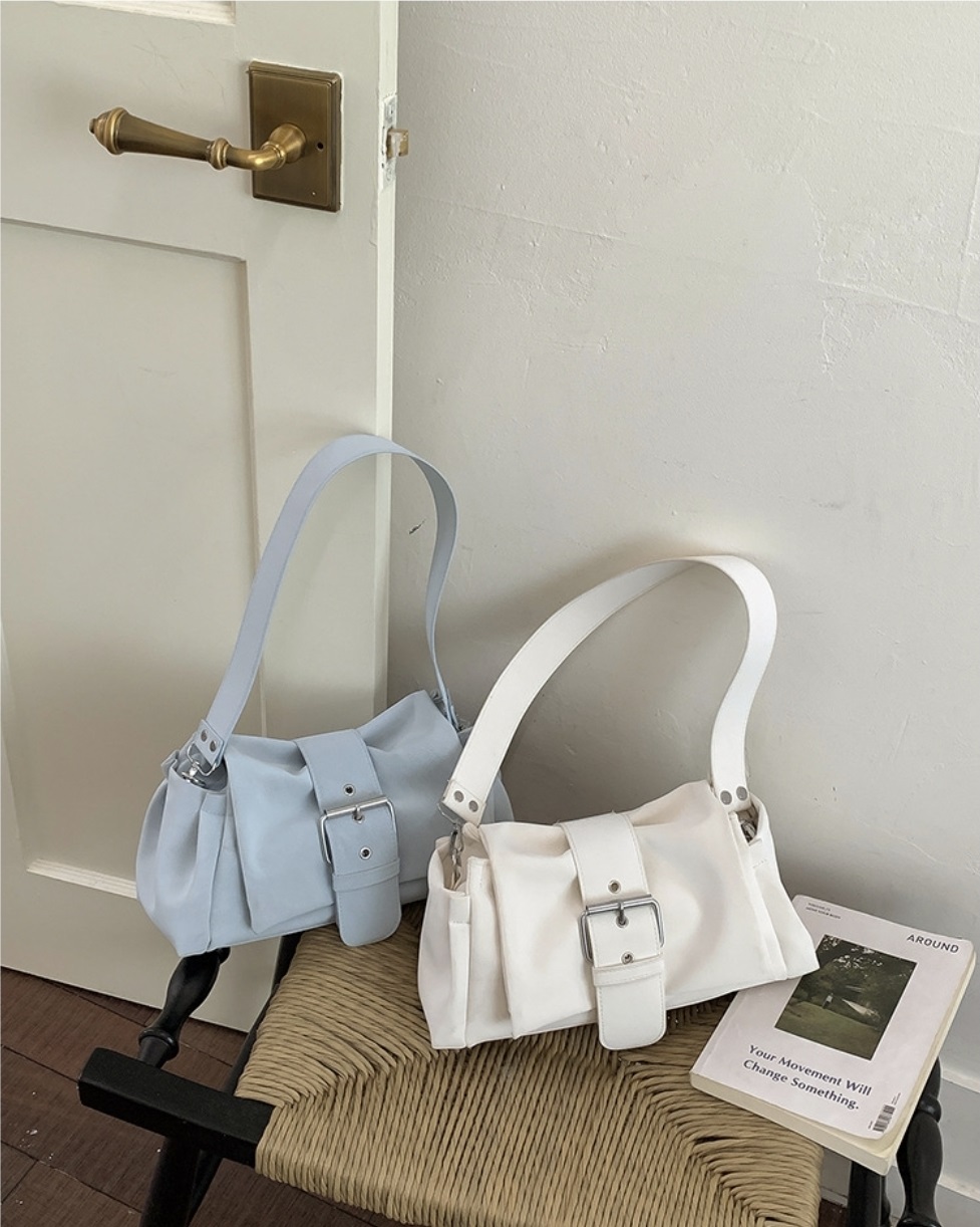 レザー調バックルトートバッグショルダーバッグ | 詳細画像2