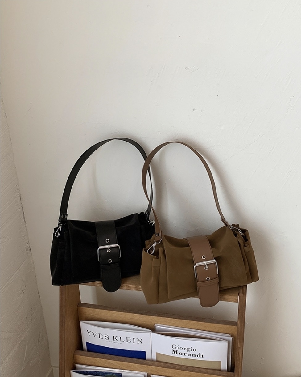 レザー調バックルトートバッグショルダーバッグ | 詳細画像3