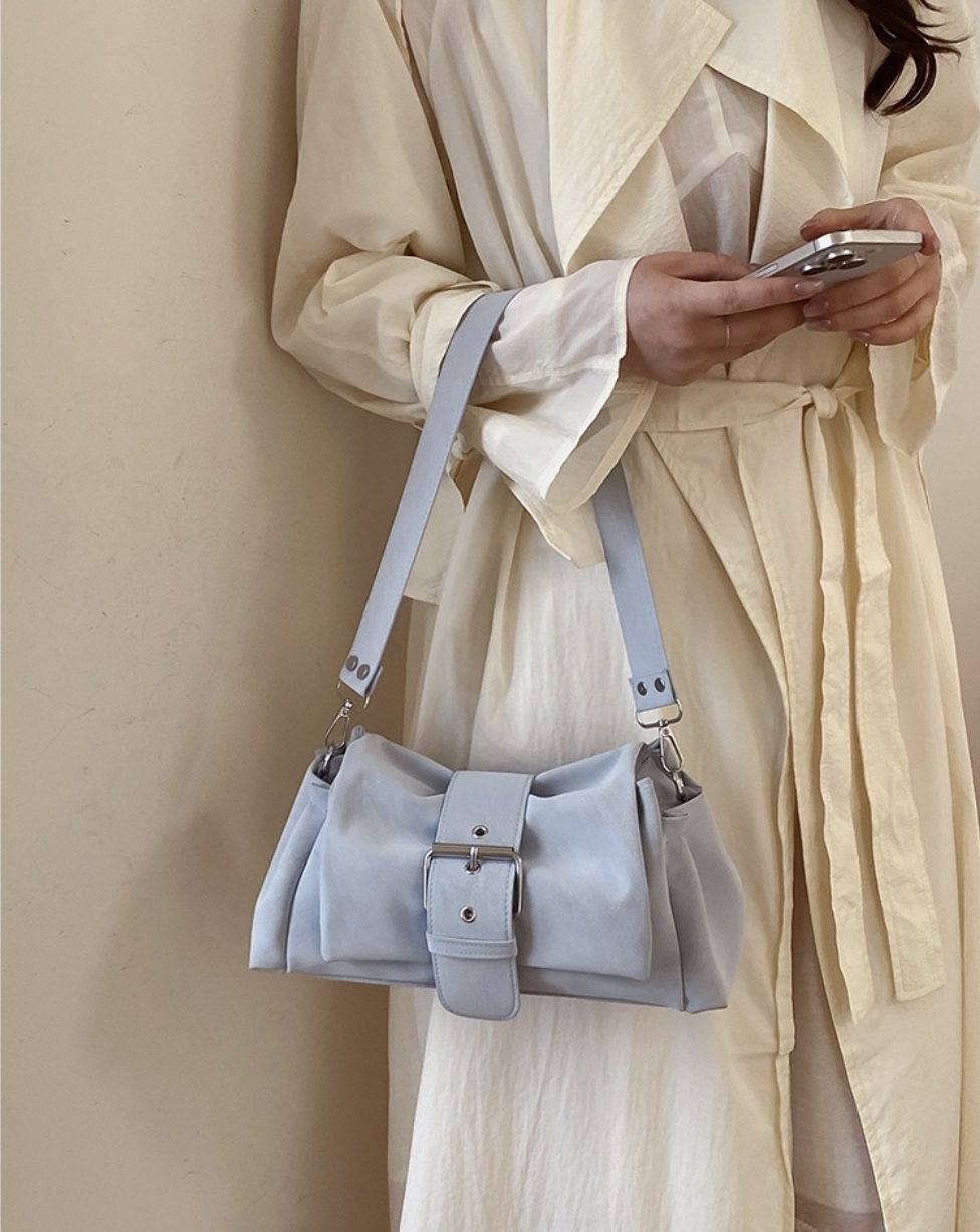 レザー調バックルトートバッグショルダーバッグ | 詳細画像8