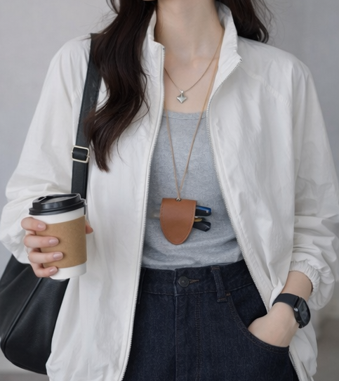 ジップアップポケットルーズ長袖ジャンパー | 詳細画像4