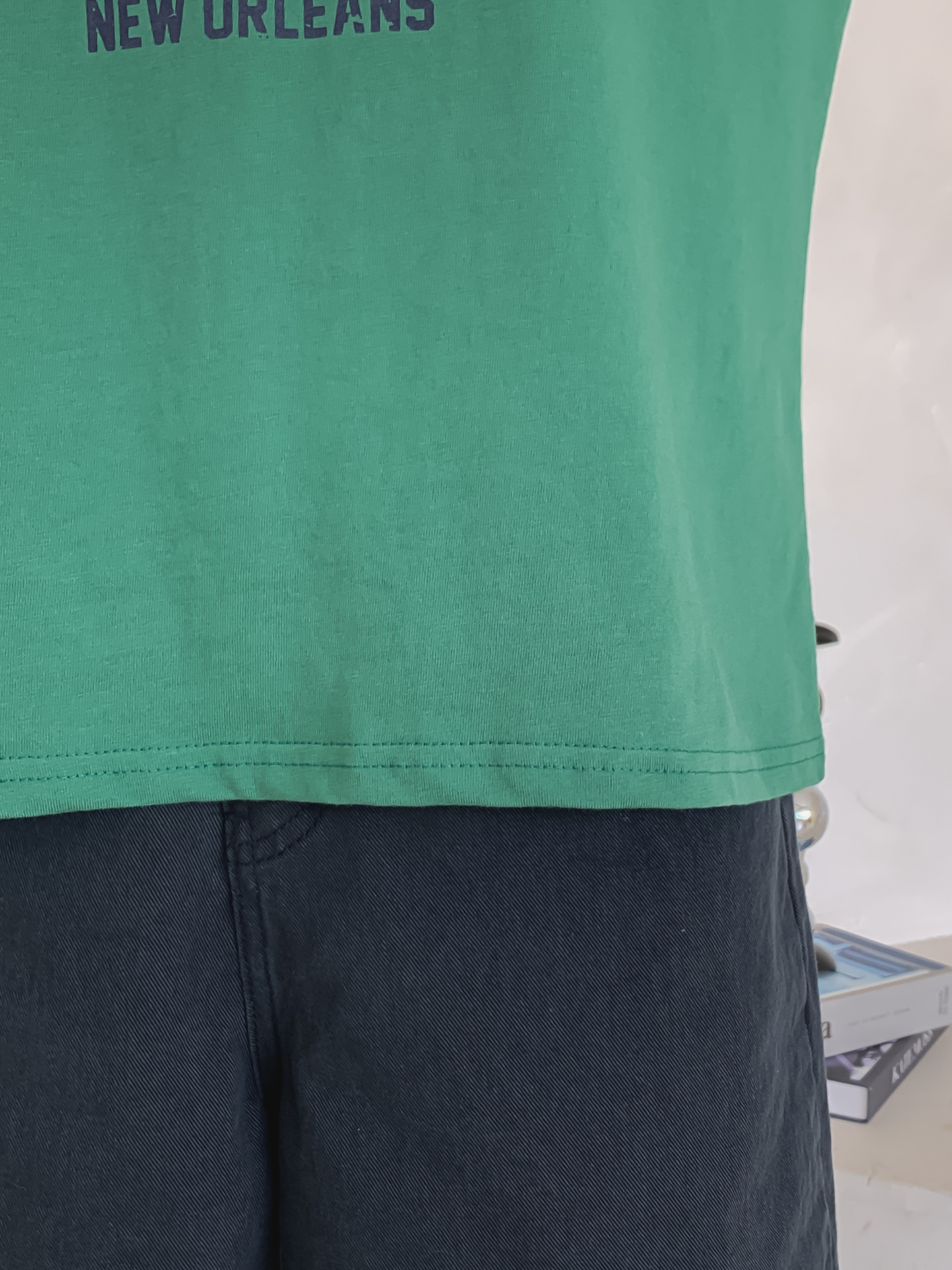 コットンラウンドネックベーシック半袖ロゴTシャツ | 詳細画像12