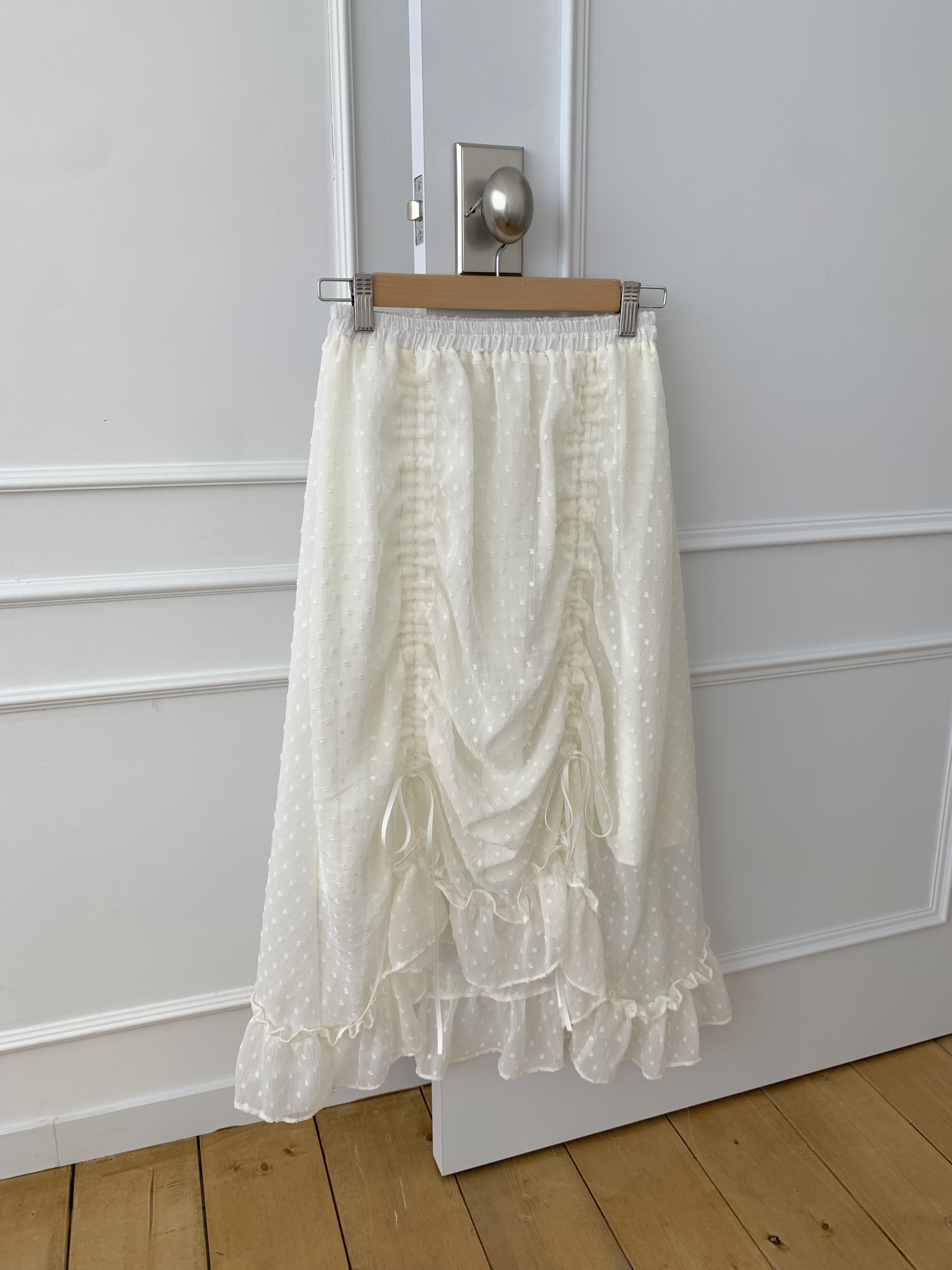 シフォンウエストゴムロングスカート | 詳細画像14