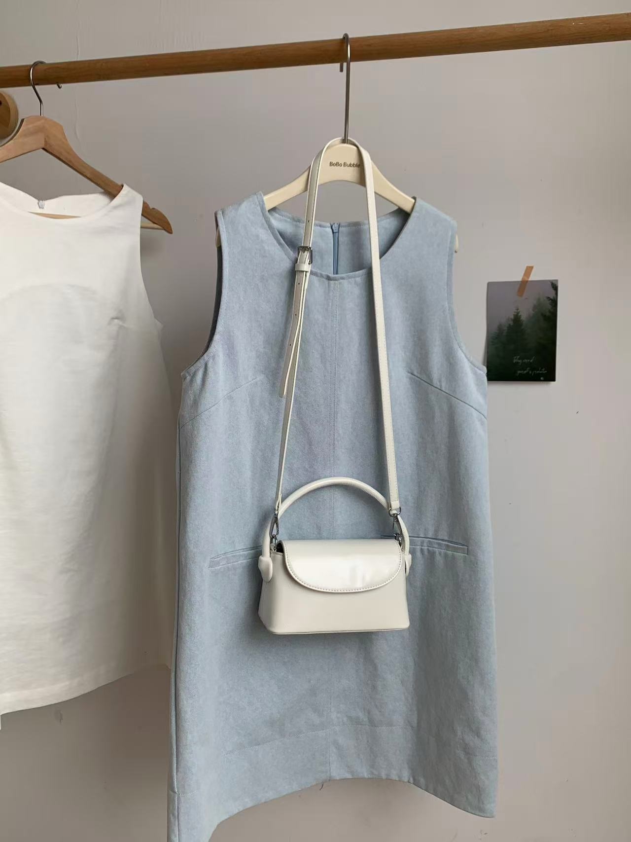 レザー調ミニショルダーバッグストラップセット(バックルあり) | 詳細画像4