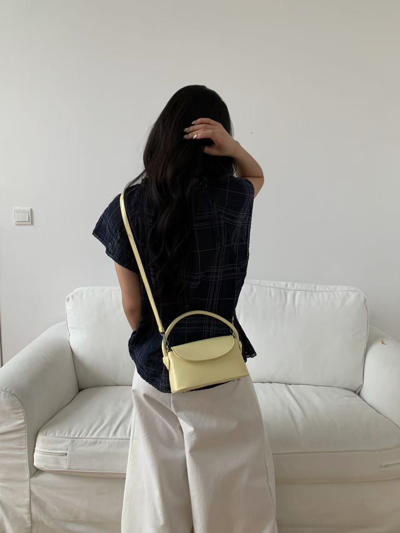 レザー調ミニショルダーバッグストラップセット(バックルあり) | 詳細画像9