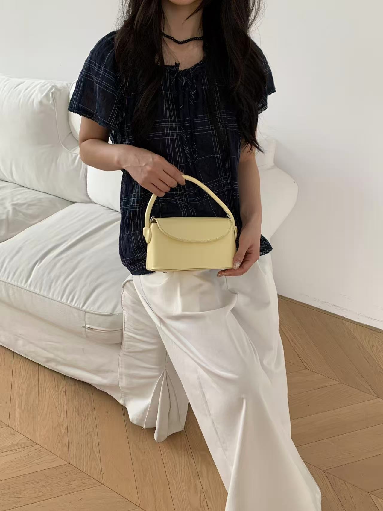 レザー調ミニショルダーバッグストラップセット(バックルあり) | 詳細画像11