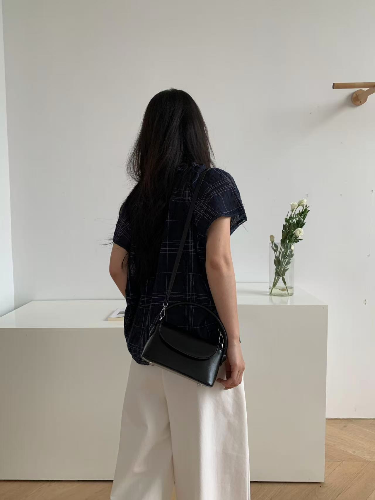 レザー調ミニショルダーバッグストラップセット(バックルあり) | 詳細画像13