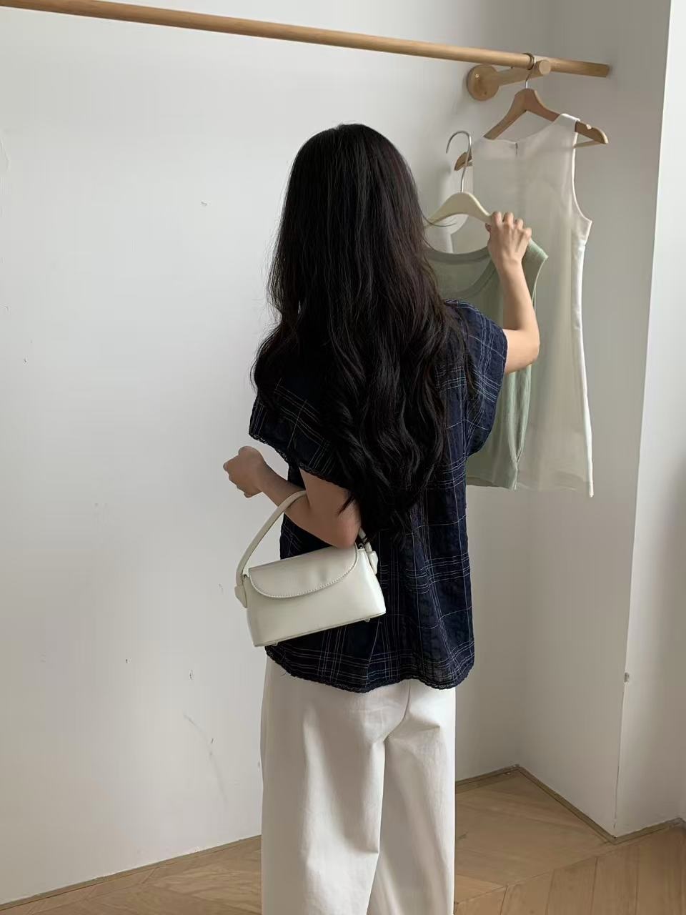 レザー調ミニショルダーバッグストラップセット(バックルあり) | 詳細画像14