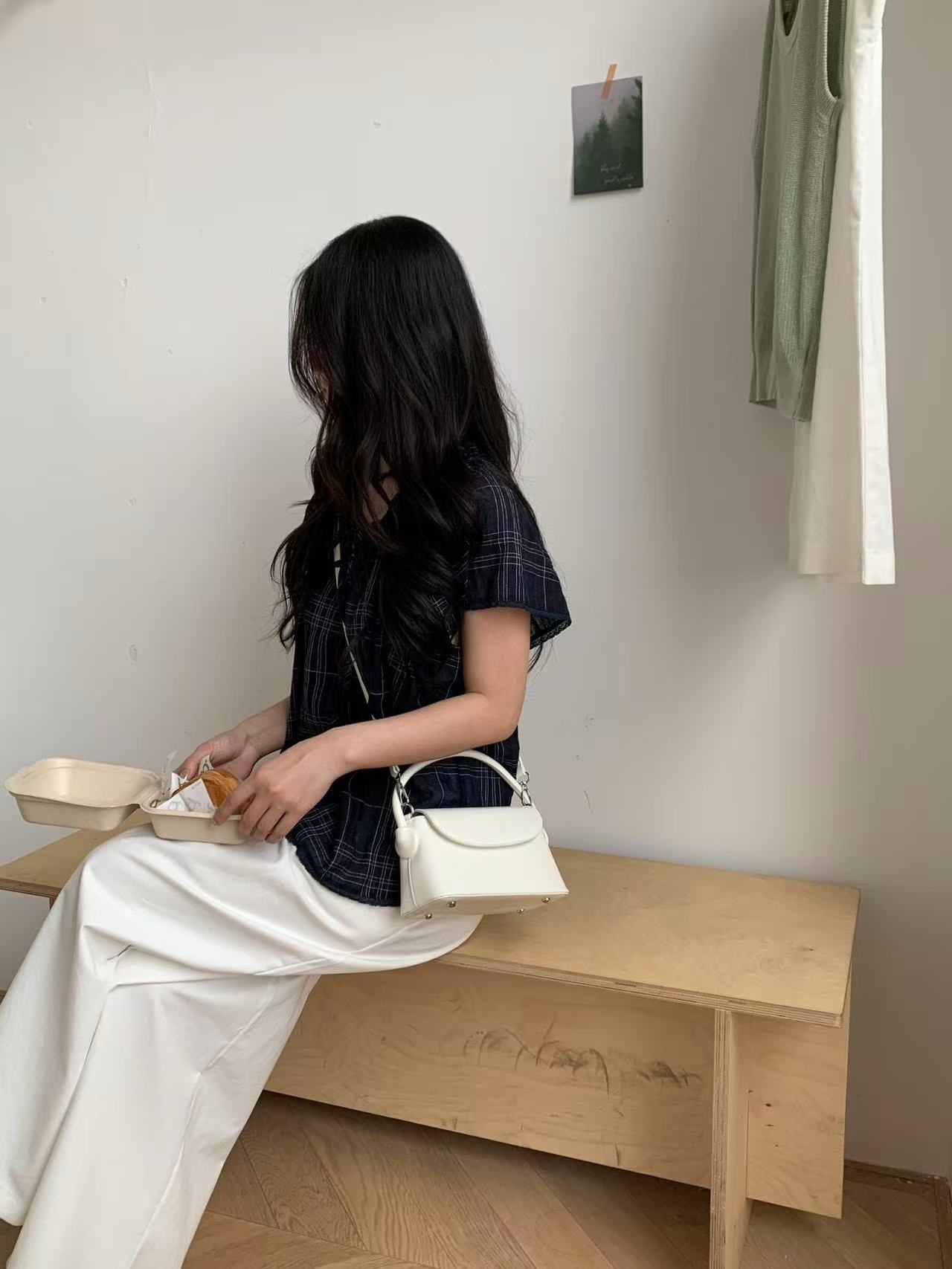 レザー調ミニショルダーバッグストラップセット(バックルあり) | 詳細画像15