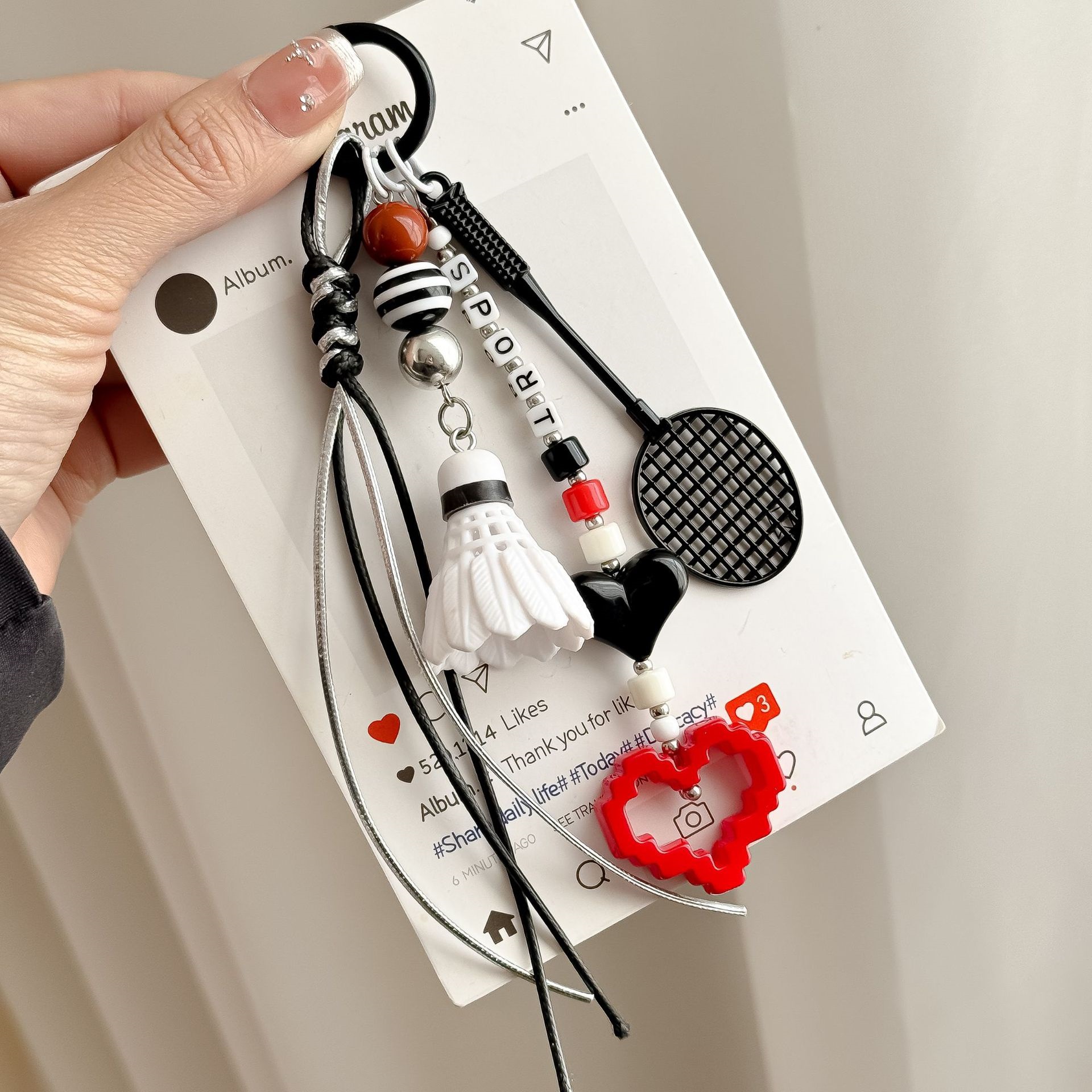 ストラップハートキーホルダー | 詳細画像2