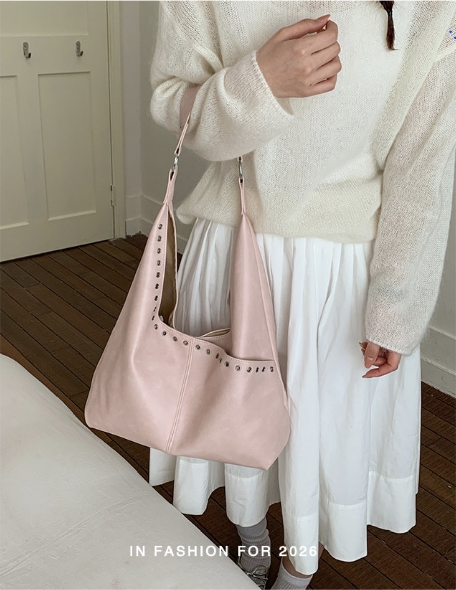 レザー調スタッズショルダーバッグ | 詳細画像16