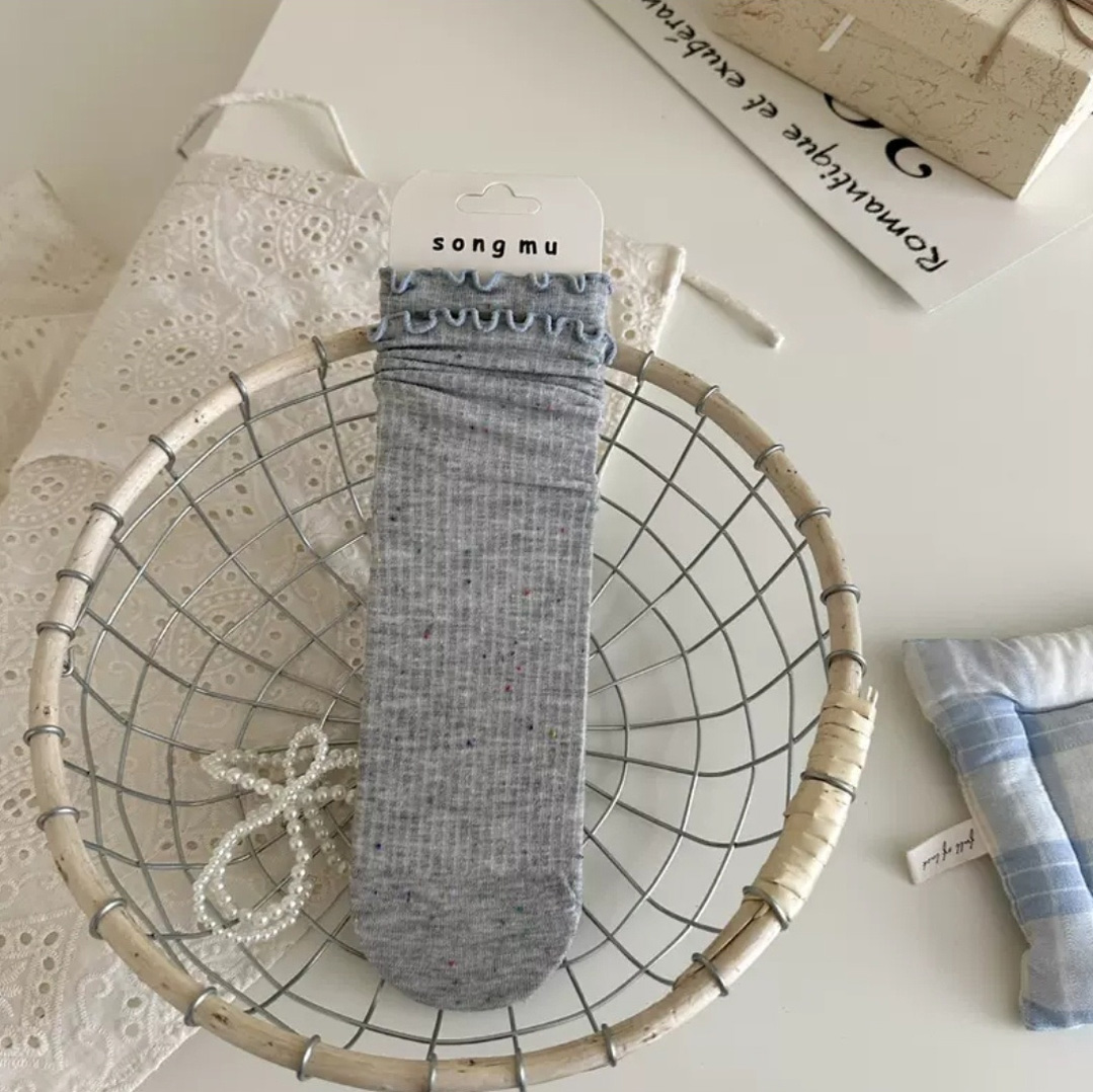 リボン(固定)メロウドットチェックソックスセット | 詳細画像5