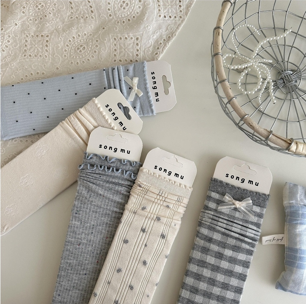 リボン(固定)メロウドットチェックソックスセット | 詳細画像17