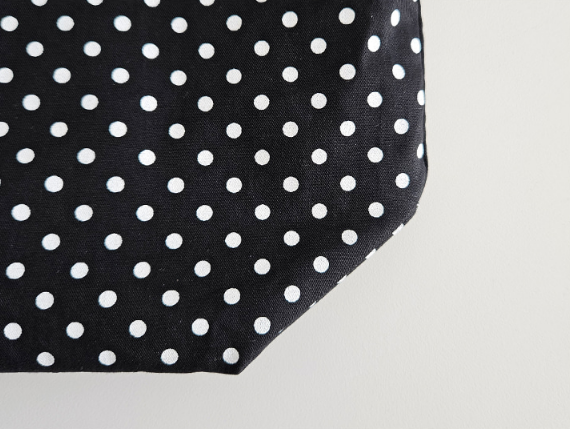 コットンシャーリングラッフルパッチドットトートバッグ | 詳細画像24