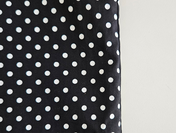 コットンシャーリングラッフルパッチドットトートバッグ | 詳細画像26