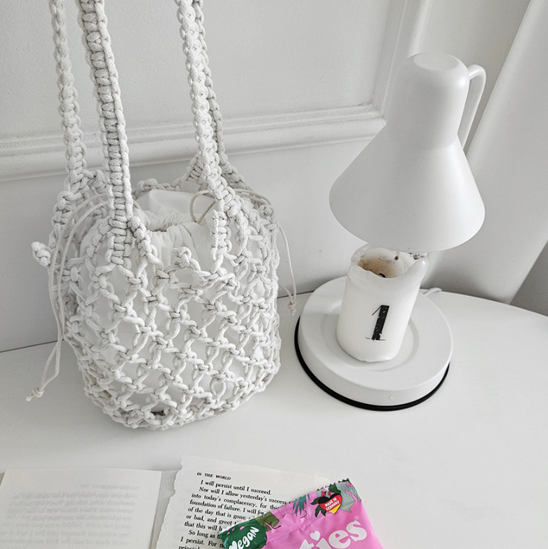 ドローストリングルーズノットトートバッグポーチ付 | 詳細画像17