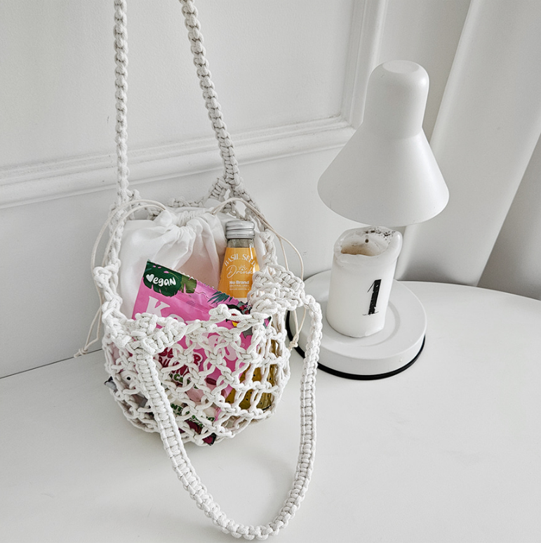 ドローストリングルーズノットトートバッグポーチ付 | 詳細画像19