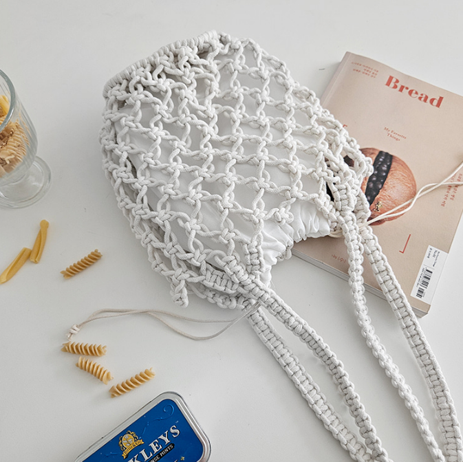 ドローストリングルーズノットトートバッグポーチ付 | 詳細画像20